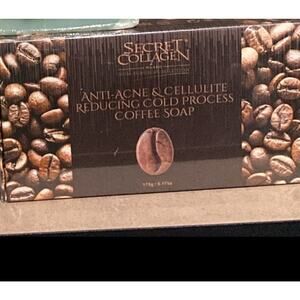Secret Collagen Anti-Acne & Cellulite Reducing Coffee Soap (NEW/SEALED/AUTHENTIC